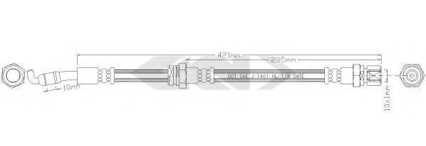 SPIDAN 339737 Гальмівний шланг