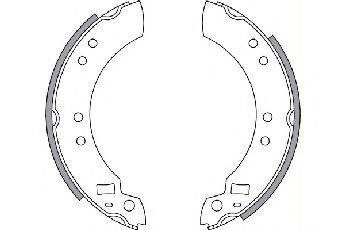 SPIDAN 30291 Комплект гальмівних колодок