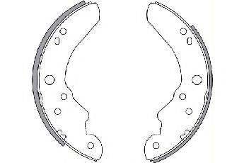 SPIDAN 30315 Комплект гальмівних колодок