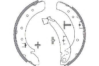 SPIDAN 33527 Комплект гальмівних колодок