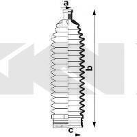 SPIDAN 84002 Пильовик, рульове управління