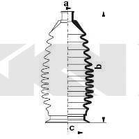 SPIDAN 84097 Пильовик, рульове управління