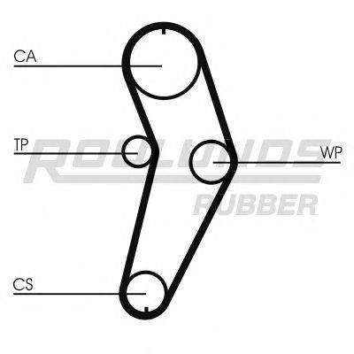 ROULUNDS RUBBER RR1005K1 Комплект ременя ГРМ