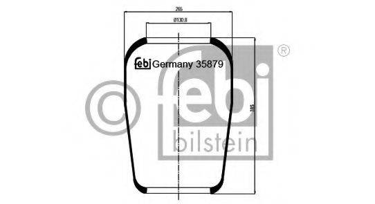 FEBI BILSTEIN 35879 Кожух пневматичної ресори