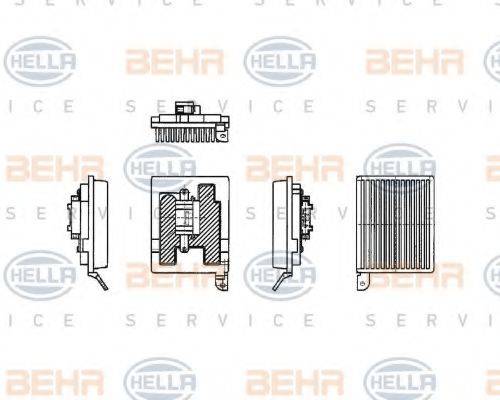 BEHR HELLA SERVICE 5HL351321181 Регулятор, вентилятор салону