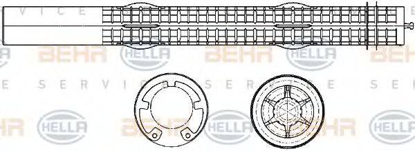 BEHR HELLA SERVICE 8FT351335311 Осушувач, кондиціонер