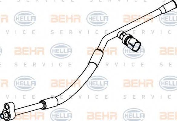 BEHR HELLA SERVICE 9GS351337091 Трубопровід високого тиску, кондиціонер