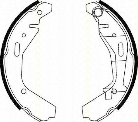 TRISCAN 810010024 Комплект гальмівних колодок