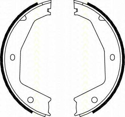 TRISCAN 810010034 Комплект гальмівних колодок, стоянкова гальмівна система