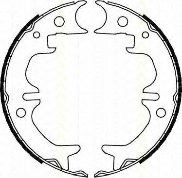 TRISCAN 810013030 Комплект гальмівних колодок, стоянкова гальмівна система