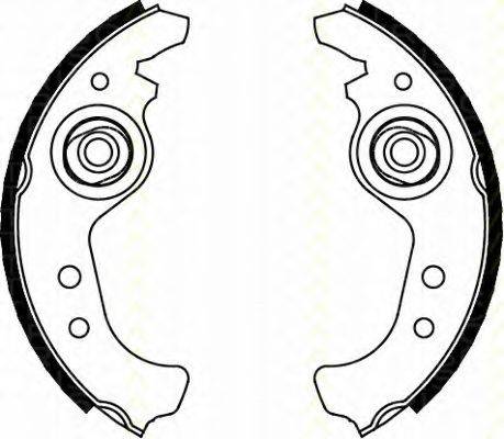 TRISCAN 810015383 Комплект гальмівних колодок