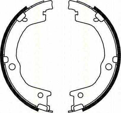 TRISCAN 810018006 Комплект гальмівних колодок; Комплект гальмівних колодок, стоянкова гальмівна система