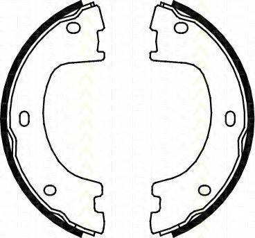 TRISCAN 810023032 Комплект гальмівних колодок; Комплект гальмівних колодок, стоянкова гальмівна система