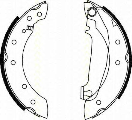 TRISCAN 810027516 Комплект гальмівних колодок