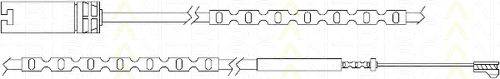 TRISCAN 811517021 Сигналізатор, знос гальмівних колодок