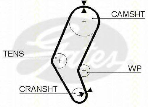 TRISCAN 86455272 Ремінь ГРМ