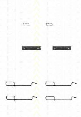 TRISCAN 8105101592 Комплектуючі, колодки дискового гальма