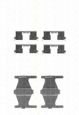 TRISCAN 8105141589 Комплектуючі, колодки дискового гальма