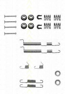 TRISCAN 8105142562 Комплектуючі, гальмівна колодка