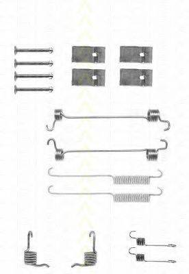 TRISCAN 8105162545 Комплектуючі, гальмівна колодка