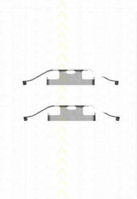 TRISCAN 8105291609 Комплектуючі, колодки дискового гальма