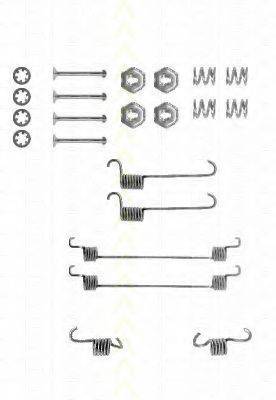 TRISCAN 8105382518 Комплектуючі, гальмівна колодка