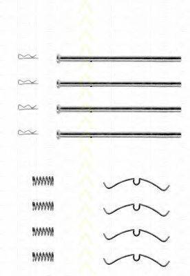 TRISCAN 8105701264 Комплектуючі, колодки дискового гальма