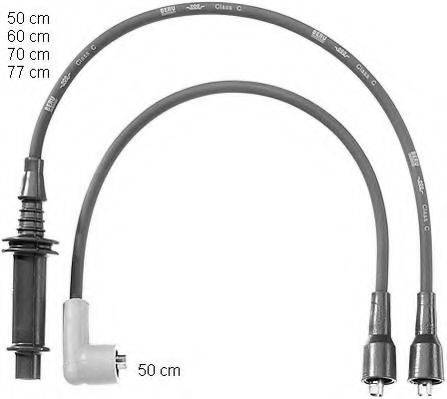 BERU PRO763 Комплект дротів запалювання