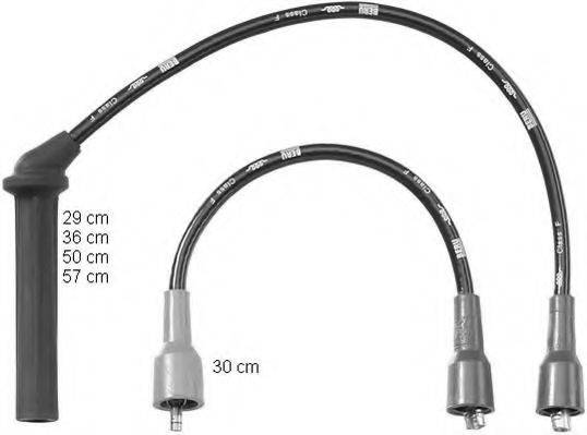 BERU ZEF1168 Комплект дротів запалювання