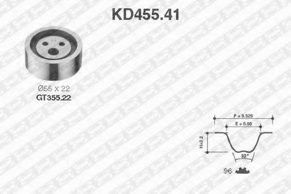 SNR KD45541 Комплект ременя ГРМ