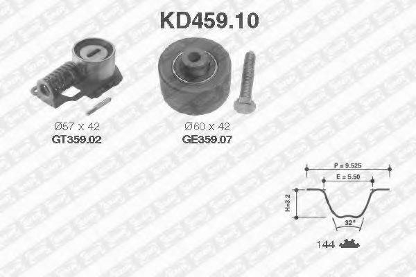 SNR KD45910 Комплект ременя ГРМ