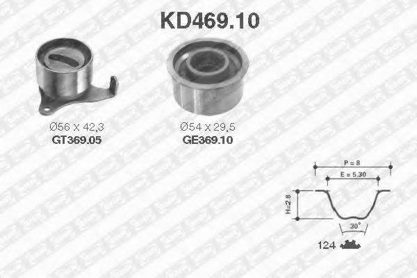 SNR KD46910 Комплект ременя ГРМ