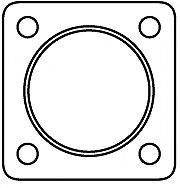 HJS 83424185 Прокладка, труба вихлопного газу