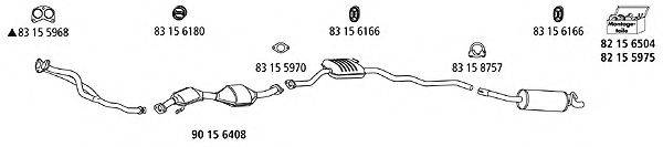 HJS FO501 Система випуску ОГ