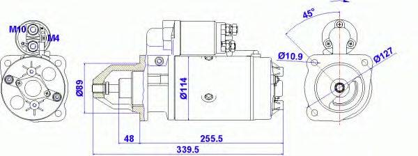 DELCO REMY 19024269 Стартер