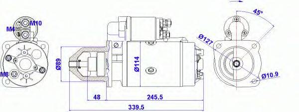 DELCO REMY 19024288 Стартер