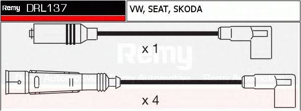 DELCO REMY DRL137 Комплект дротів запалювання