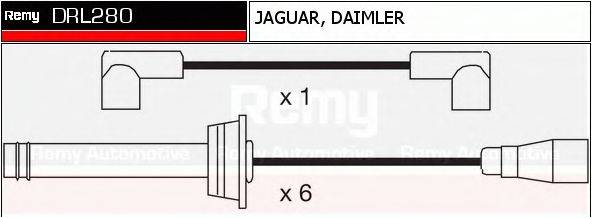DELCO REMY DRL280 Комплект дротів запалювання