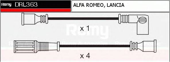 DELCO REMY DRL363 Комплект дротів запалювання