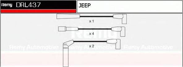 DELCO REMY DRL437 Комплект дротів запалювання