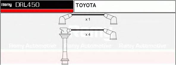 DELCO REMY DRL450 Комплект дротів запалювання