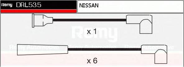 DELCO REMY DRL535 Комплект дротів запалювання