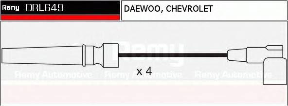 DELCO REMY DRL649 Комплект дротів запалювання