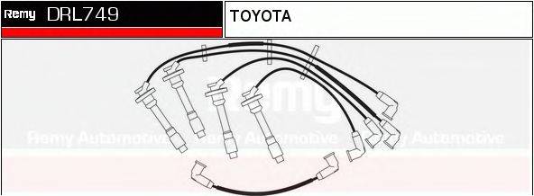 DELCO REMY DRL749 Комплект дротів запалювання