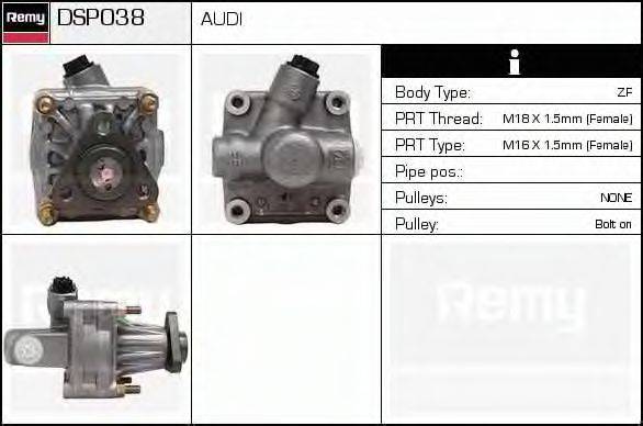 DELCO REMY DSP038 Гідравлічний насос, кермо