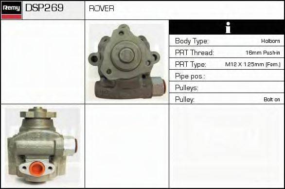 DELCO REMY DSP269 Гідравлічний насос, кермо