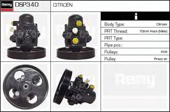 DELCO REMY DSP340 Гідравлічний насос, кермо