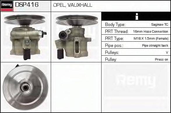 DELCO REMY DSP416 Гідравлічний насос, кермо