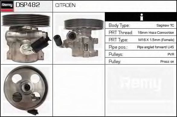 DELCO REMY DSP482 Гідравлічний насос, кермо