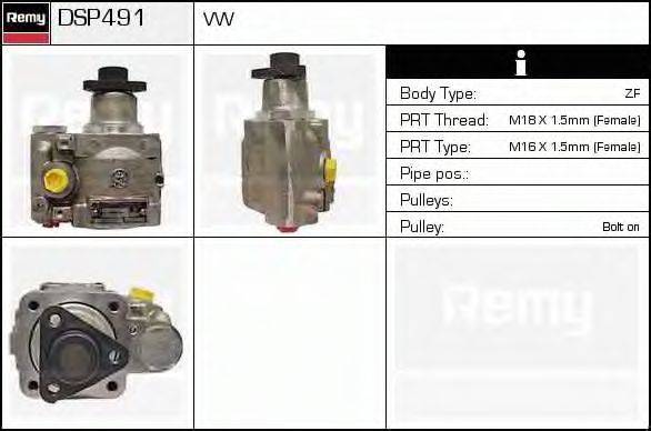 DELCO REMY DSP491 Гідравлічний насос, кермо